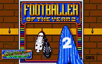 Footballer of the Year 2 screen shot title